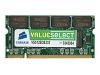 Corsair
Corsair Value Select memory - 1 GB - SO DIMM 200-pin - DDR2